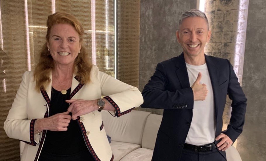Sarah Ferguson a Roma con Gianluca Mech. Spunta lo scatto dell’incontro: cosa bolle in pentola?