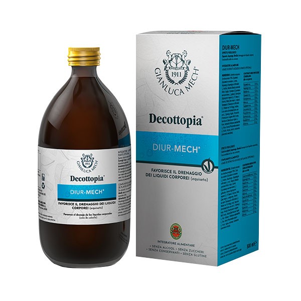 Diur-Mech: favorisce il drenaggio dei liquidi corporei e la funzionalità delle vie urinarie